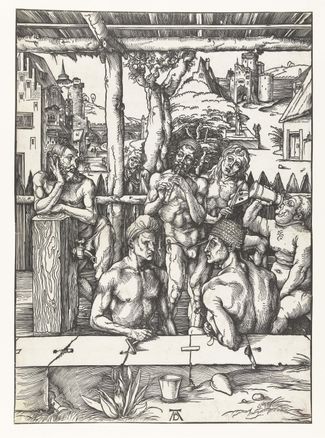 «Мужская баня». Альбрехт Дюрер, 1496